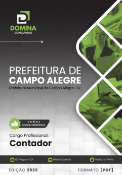 Contador Campo Alegre SC | Apostila 2026