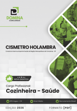 Apostila Cozinheira da Saúde CISMETRO Holambra SP 2026