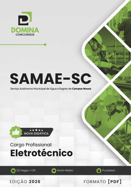 Apostila Eletrotécnico SAMAE Campos Novos SC 2026 1 Apostila Eletrotécnico SAMAE Campos Novos SC 2026
