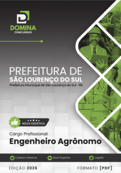 Apostila Engenheiro Agrônomo São Lourenço do Sul RS 2026