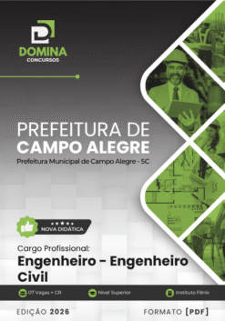 Engenheiro Civil Campo Alegre SC | Apostila 2026