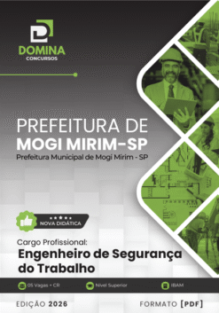 Apostila Engenheiro de Segurança do Trabalho Mogi Mirim SP 2026