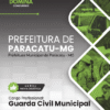 Guarda Civil Municipal Paracatu MG | Apostila 2026