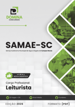 Apostila Leiturista SAMAE Campos Novos SC 2026