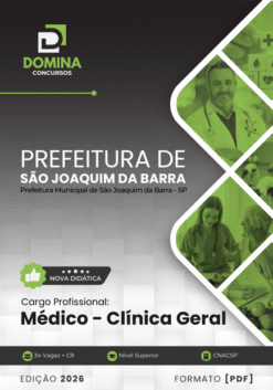 Apostila Médico Clínico Geral São Joaquim da Barra SP 2026