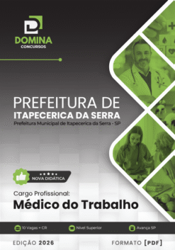 Médico do Trabalho Itapecerica da Serra SP | Apostila 2026