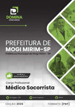 Apostila Médico Socorrista Mogi Mirim SP 2026