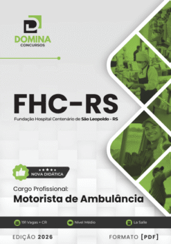 Apostila Motorista de Ambulância FHC RS 2026