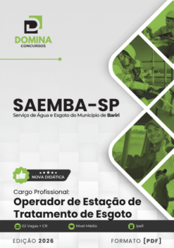 Operador de Estação de Tratamento de Esgoto SAEMBA SP | Apostila 2026