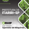 Operador de Máquinas Itariri SP | Apostila 2026