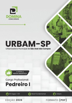 Pedreiro URBAM São José do Campos SP | Apostila 2026