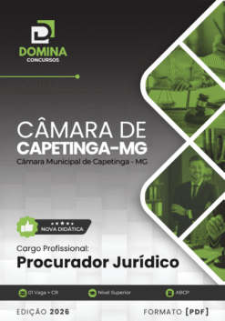 Procurador Jurídico Câmara Capetinga MG | Apostila 2026