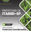 Professor Coordenador Itariri SP | Apostila 2026