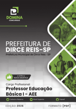 Professor de AEE Dirce Reis SP | Apostila 2026