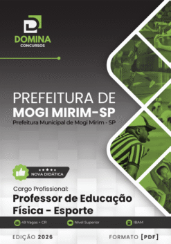Apostila Professor de Educação Física Esporte Mogi Mirim SP 2026