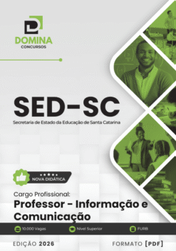 Professor de Informação e Comunicação SED SC | Apostila 2026
