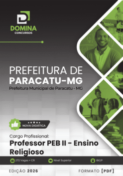 Professor de Religião Paracatu MG | Apostila 2026