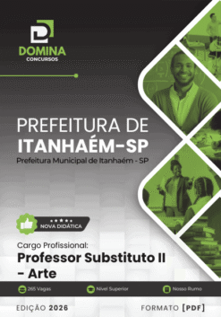 Professor Substituto II Arte Itanhaém SP | Apostila 2026