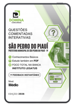 São Pedro do Piauí PI Instituto Legatus - Nível Médio | 525 Questões Comentadas 2026