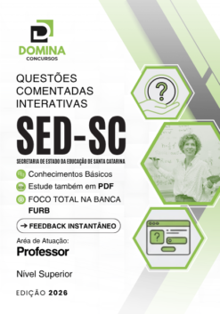 SED SC Área de Atuação Professor FURB | 700 Questões Comentadas 2026