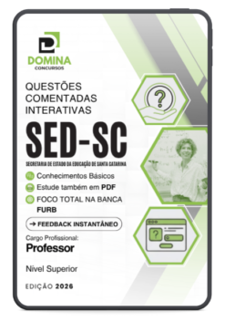 SED SC Área de Gestão e Apoio Administrativo FURB | 700 Questões Comentadas 2026