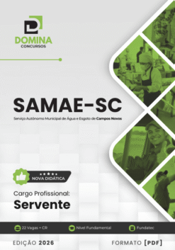 Apostila Servente SAMAE Campos Novos SC 2026