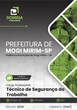 Apostila Técnico de Segurança do Trabalho Mogi Mirim SP 2026