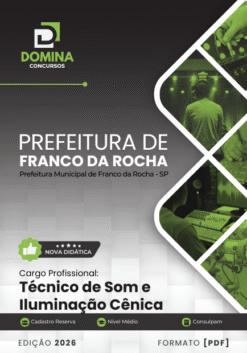 Técnico de Som e Iluminação Franco da Rocha SP | Apostila 2026
