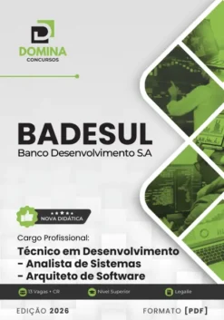 Apostila Analista de Sistemas Arquiteto de Software BADESUL 2026