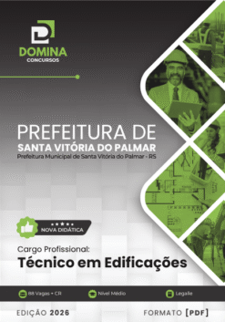Técnico em Edificações Santa Vitória do Palmar RS | Apostila 2026