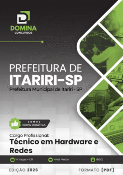 Técnico em Hardware e Redes Itariri SP | Apostila 2026
