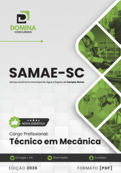 Apostila Técnico em Mecânica SAMAE Campos Novos SC 2026