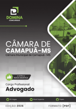 Advogado Câmara Camapuã MS | Apostila 2026