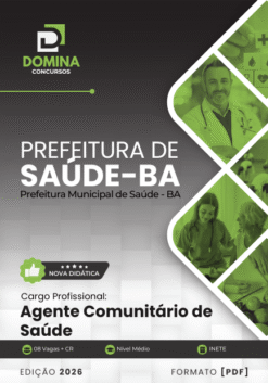 Agente Comunitário de Saúde Prefeitura Saúde BA | Apostila 2026