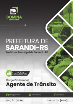 Agente de Trânsito Sarandi RS | Apostila 2026