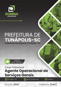 Agente Operacional de Serviços Gerais Tunápolis SC | Apostila 2026