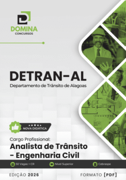 Analista de Trânsito Engenharia Civil DETRAN AL | Apostila 2026