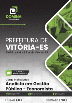 Analista em Gestão Economista Vitória ES | Apostila 2026