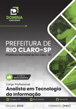 Analista em Tecnologia da Informação Rio Claro SP | Apostila 2026