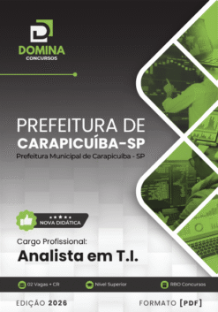 Analista em TI Carapicuíba SP | Apostila 2026