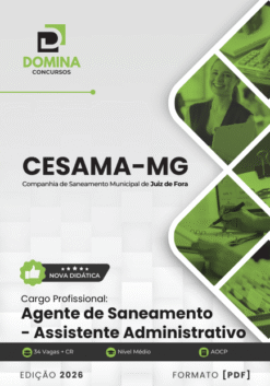 Assistente Administrativo CESAMA MG | Apostila 2026
