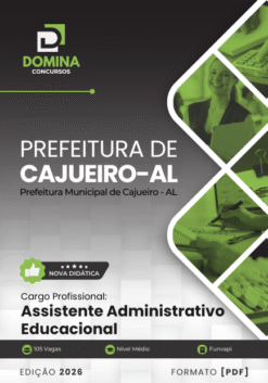 Assistente Administrativo Educacional Cajueiro AL | Apostila 2026