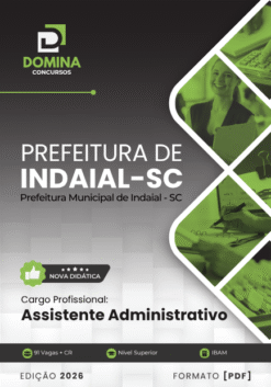 Assistente Administrativo Indaial SC | Apostila 2026