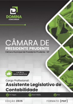 Assistente Legislativo de Contabilidade Câmara Presidente Prudente SP | Apostila 2026
