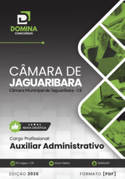 Auxiliar Administrativo Câmara Jaguaribara CE | Apostila 2026