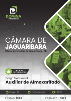 Auxiliar de Almoxarifado Câmara Jaguaribara CE | Apostila 2026