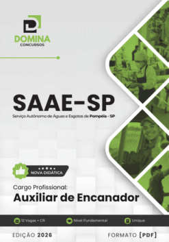 Auxiliar de Encanador SAAE Pompéia SP | Apostila 2026