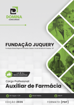 Auxiliar de Farmácia Fundação Juquery SP | Apostila 2026