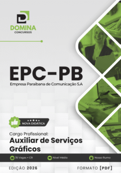 Auxiliar de Serviços Gráficos EPC PB | Apostila 2026