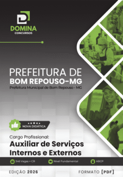 Auxiliar de Serviços Internos Bom Repouso MG | Apostila 2026